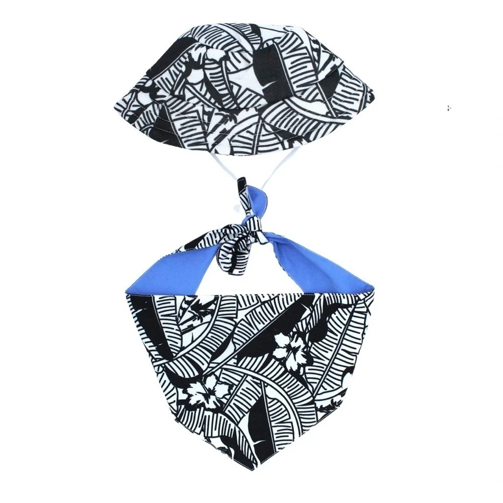 Vibrant Life Accessories Dog Hat & Bandana Set Size Small/Medium New